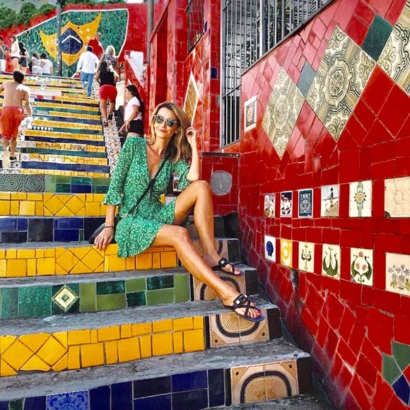 Faithfull the Brand Carmel Wrap Dress NWT - Picture 3 of 8